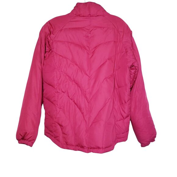 Cabelas Womens Goose Down Puffer Jacket Coat 550 Fill Wine Color Size Small - Picture 2 of 11